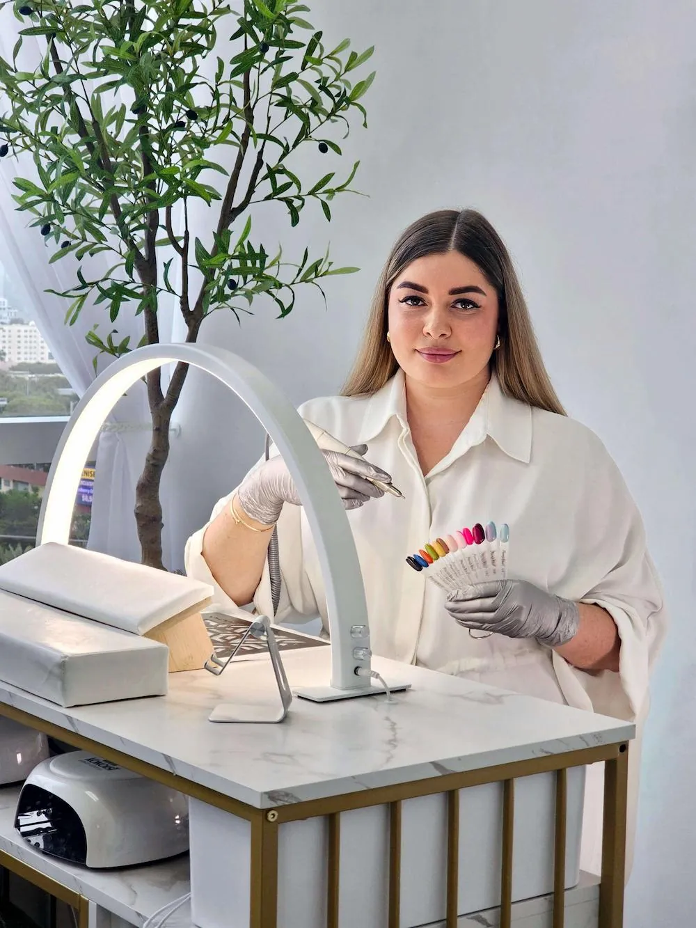 Ksenia - Nailympia International Champion 2025 and Head Nail Artist at View Spa Aventura FL