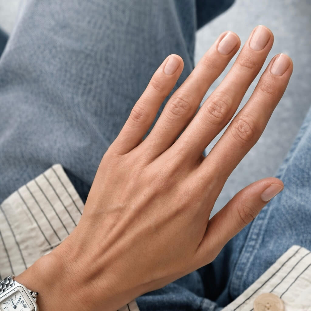 Professional manicure without polish in Aventura, FL