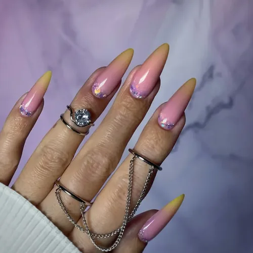 Ombré baby boomer nails - View Spa Aventura