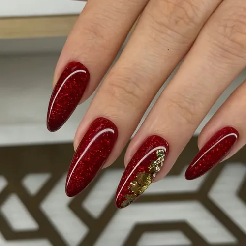 Almond shape gel nails - View Spa Aventura