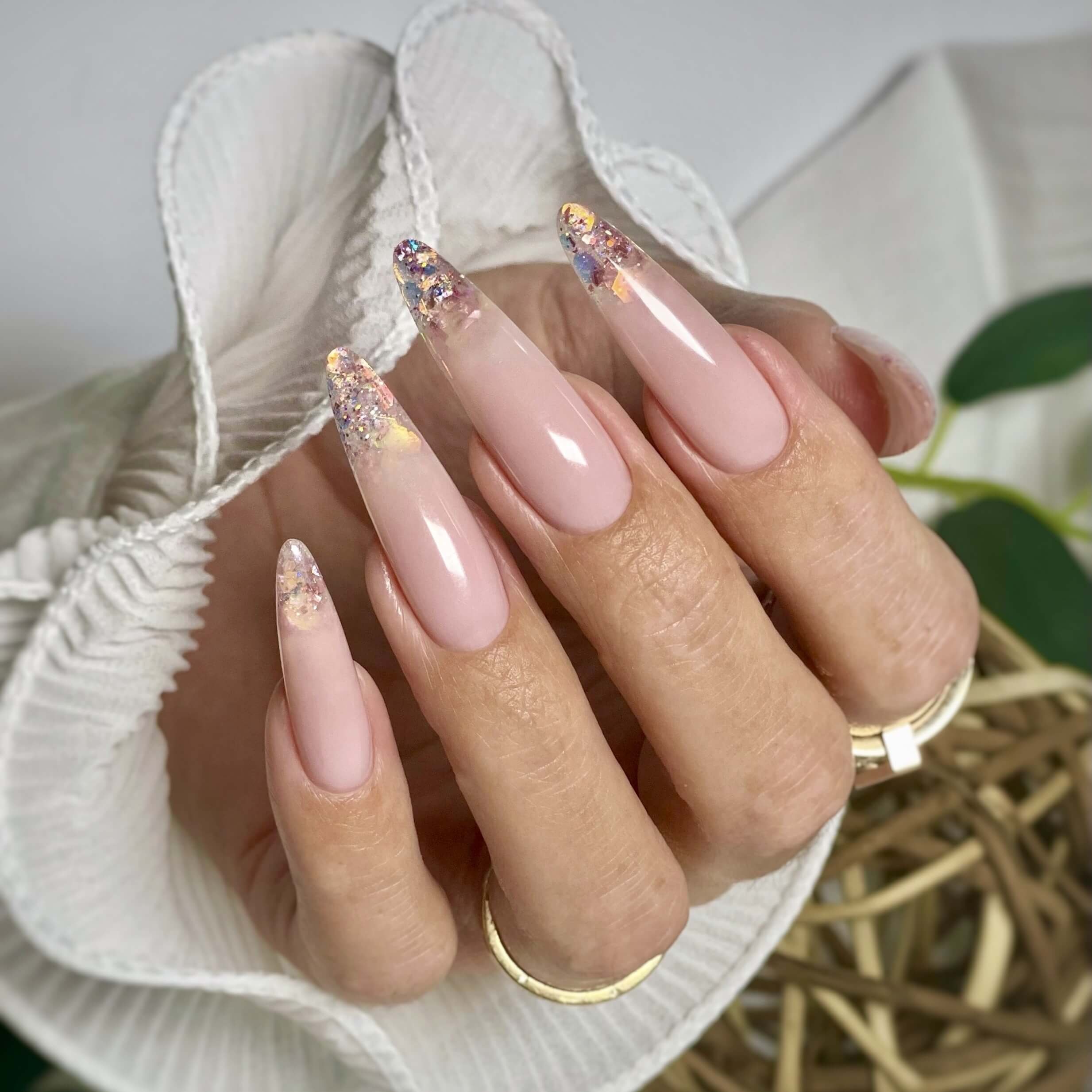 Hard gel nail extension Aventura FL