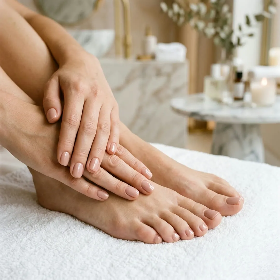 Manicura y pedicura en gel a la vez en Aventura FL